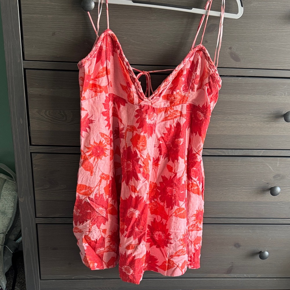 Free People floral tank dress
